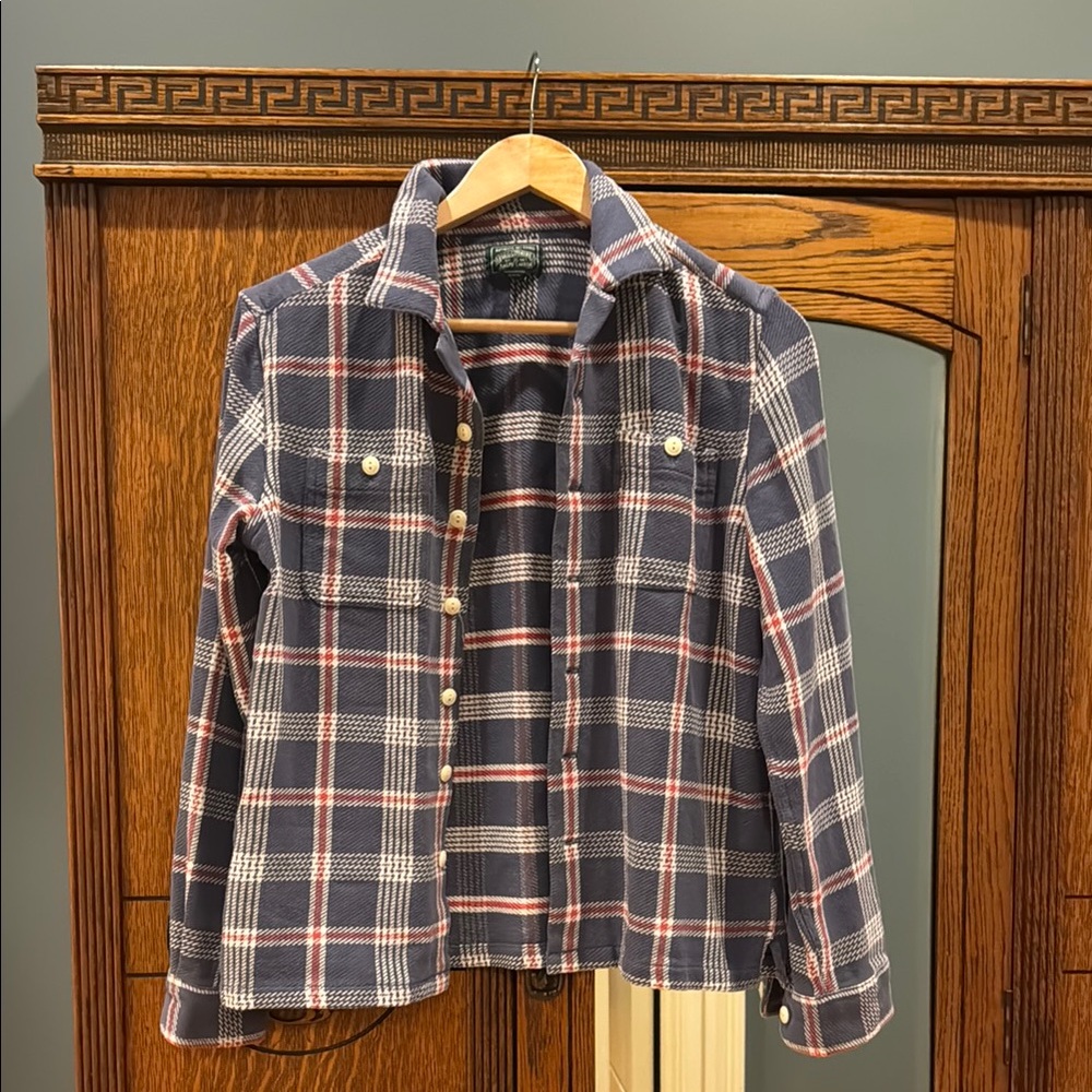 Polo Ralph Lauren Plaid Button-Up Shirt kid’s 14-16 women’s small